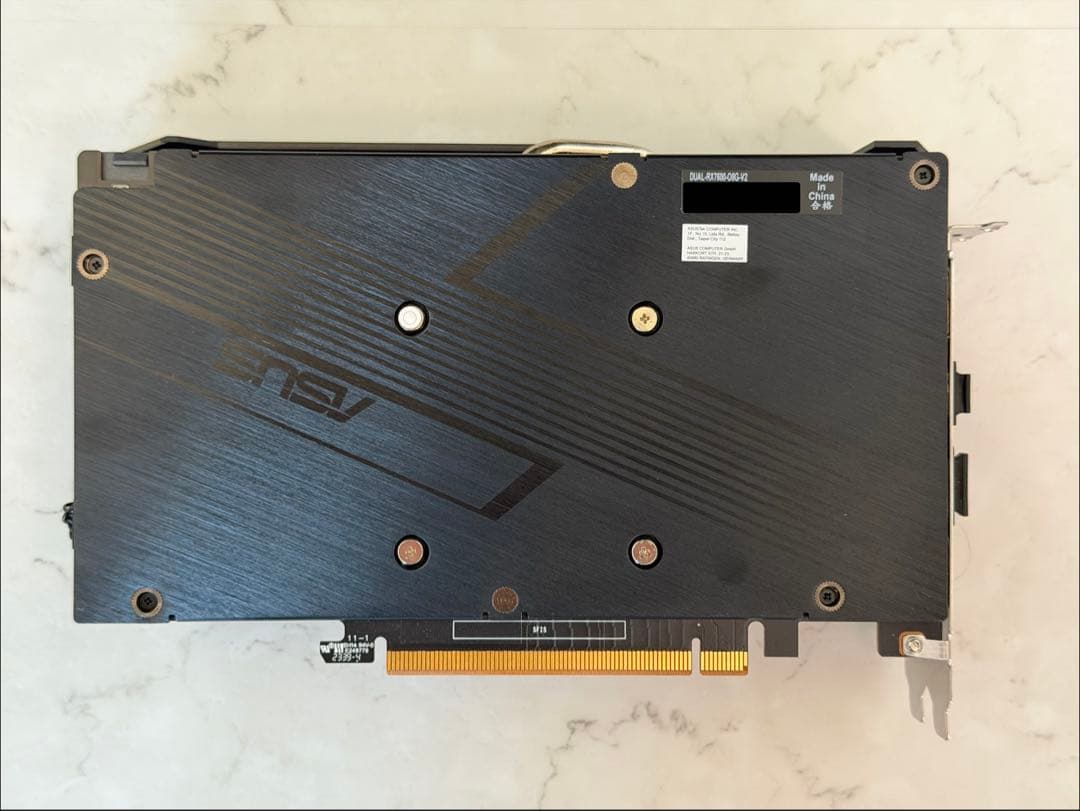 ASUS DUAL Radeon RX7600 O8G V2 グラフィックボード