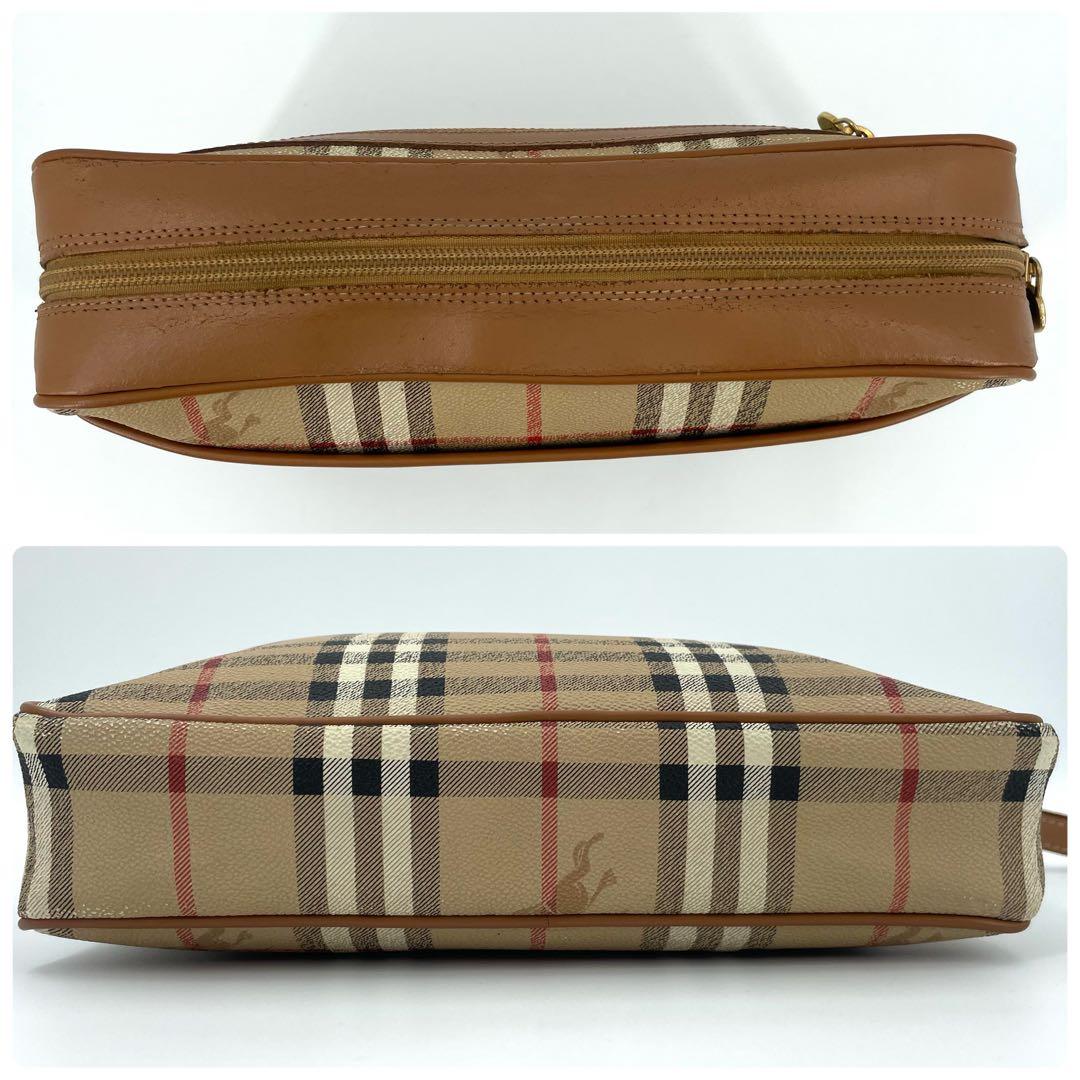 BURBERRY バーバリー ノバチェック セカンドバッグ クラッチバッグ 茶色