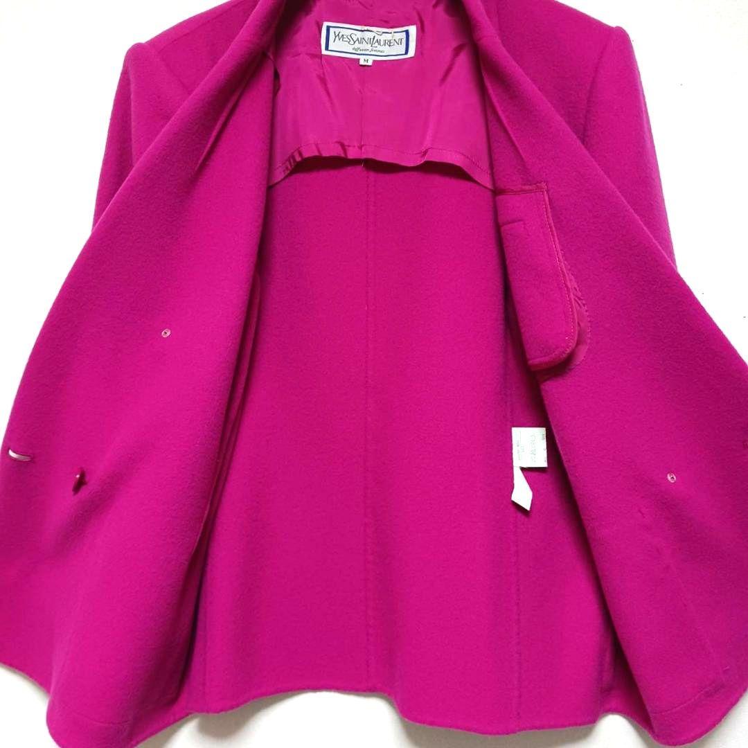 tanakas08228様✨イヴ・サンローラン ジャケットコート ウー　Mサイズ