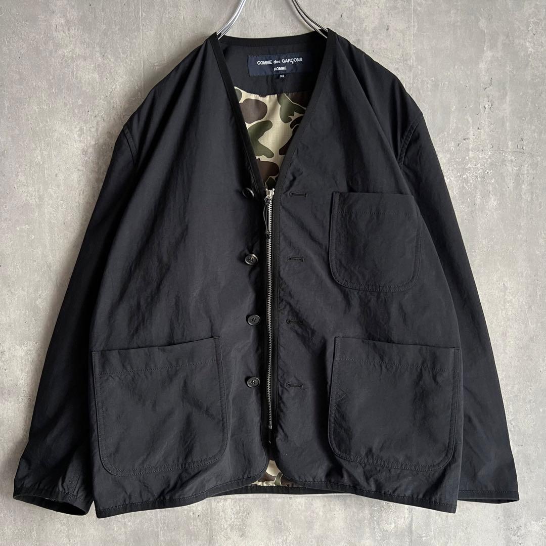 COMME des GARCONS HOMME　ナイロン　ノーカラージャケット