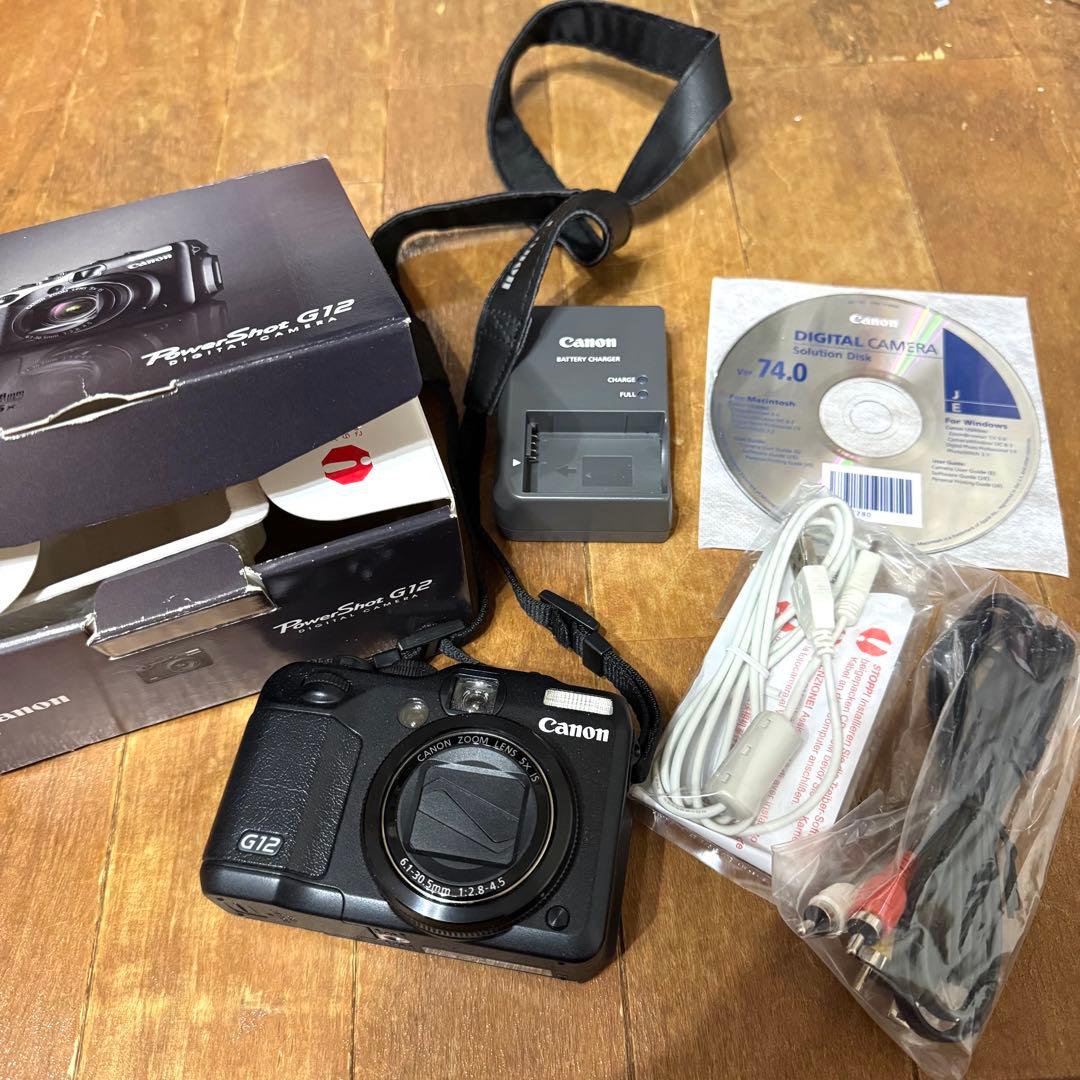 デジタルカメラ canon powershotg12