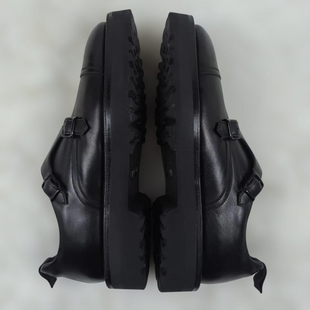 希少✨極美品 WH ベックオム別注 ドレスシューズ レザー ダブルモンク 黒