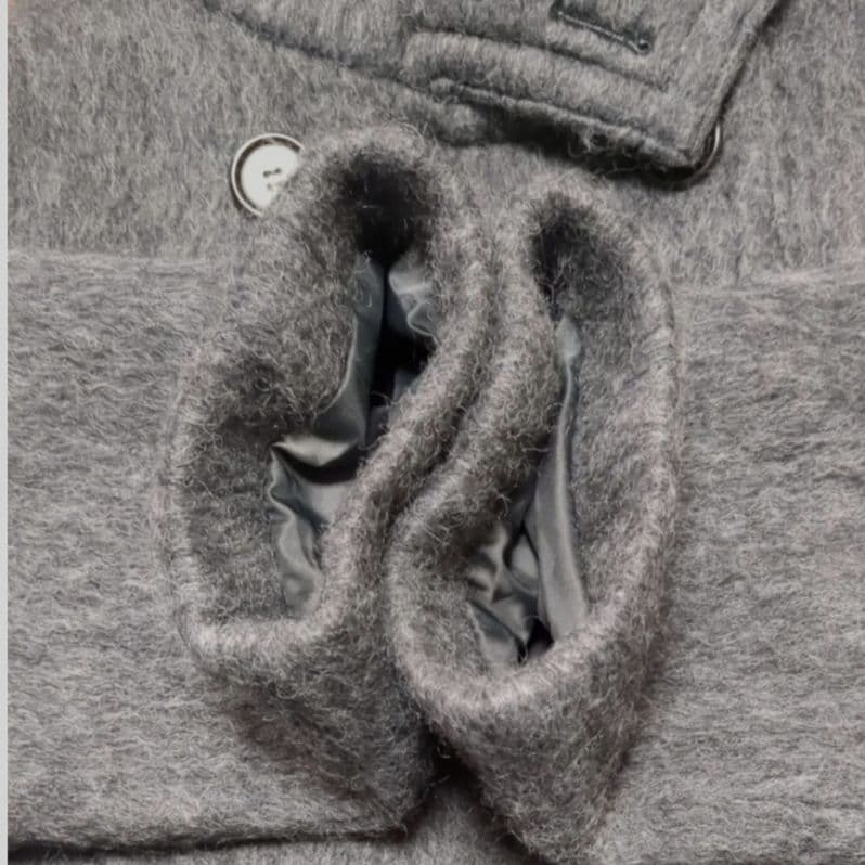 コラージュガリャルダガランテ●シャギーコート スタンドカラー