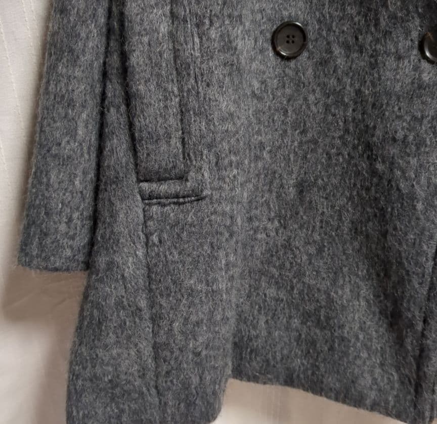 コラージュガリャルダガランテ●シャギーコート スタンドカラー