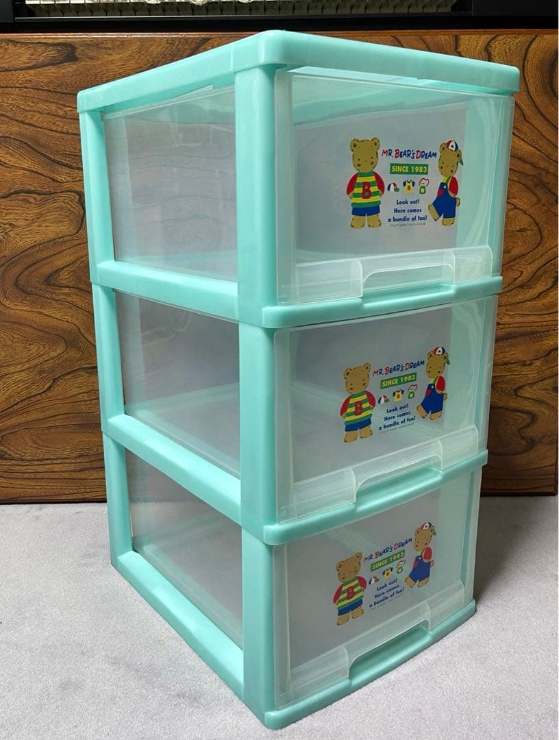 当時物　SANRIO ミスターベアーズドリーム　3段ケース　2個セット