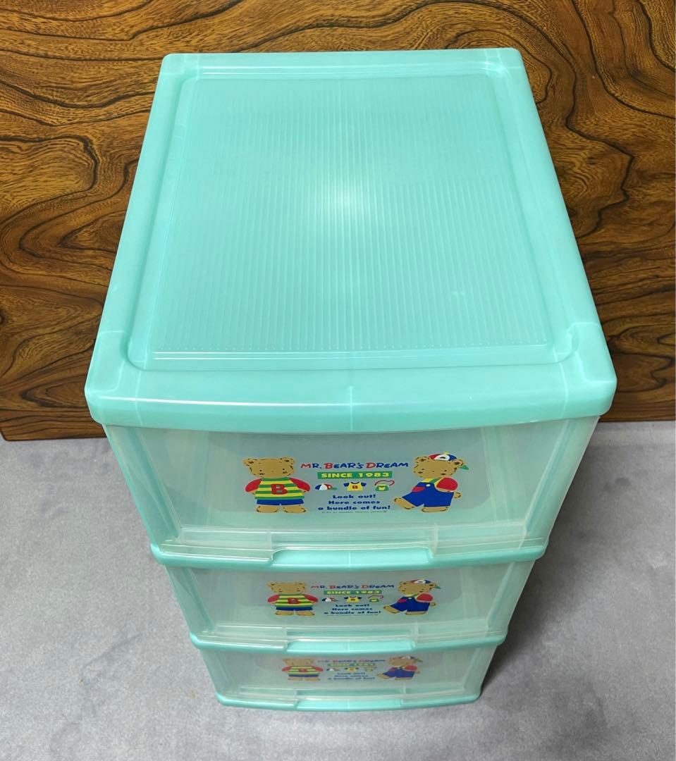 当時物　SANRIO ミスターベアーズドリーム　3段ケース　2個セット