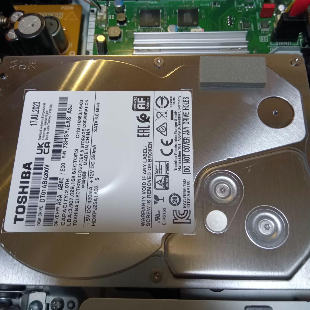 SHARP AQUOSブルーレイ BD-T2700 HDD新品交換第4