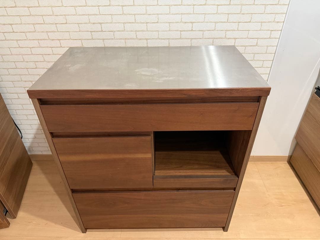 ウニコ DIX キッチンカウンター W800 中古美品