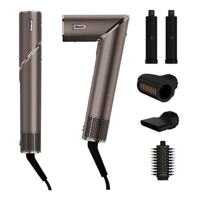 新品SharkFlexStyleヘアドライヤーツヤ速乾HD434JBRモカシルバ