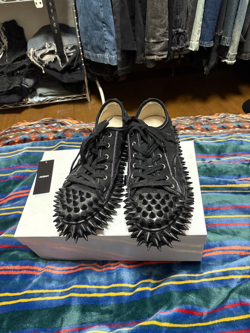 靴 doublet spiky canvas sneaker 25aw