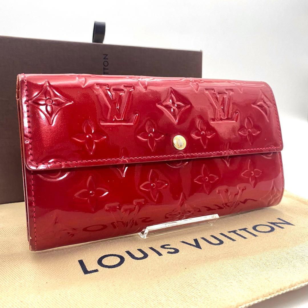 ルイヴィトン ヴェルニ ポルトフォイユサラ レディース 長財布 M93530