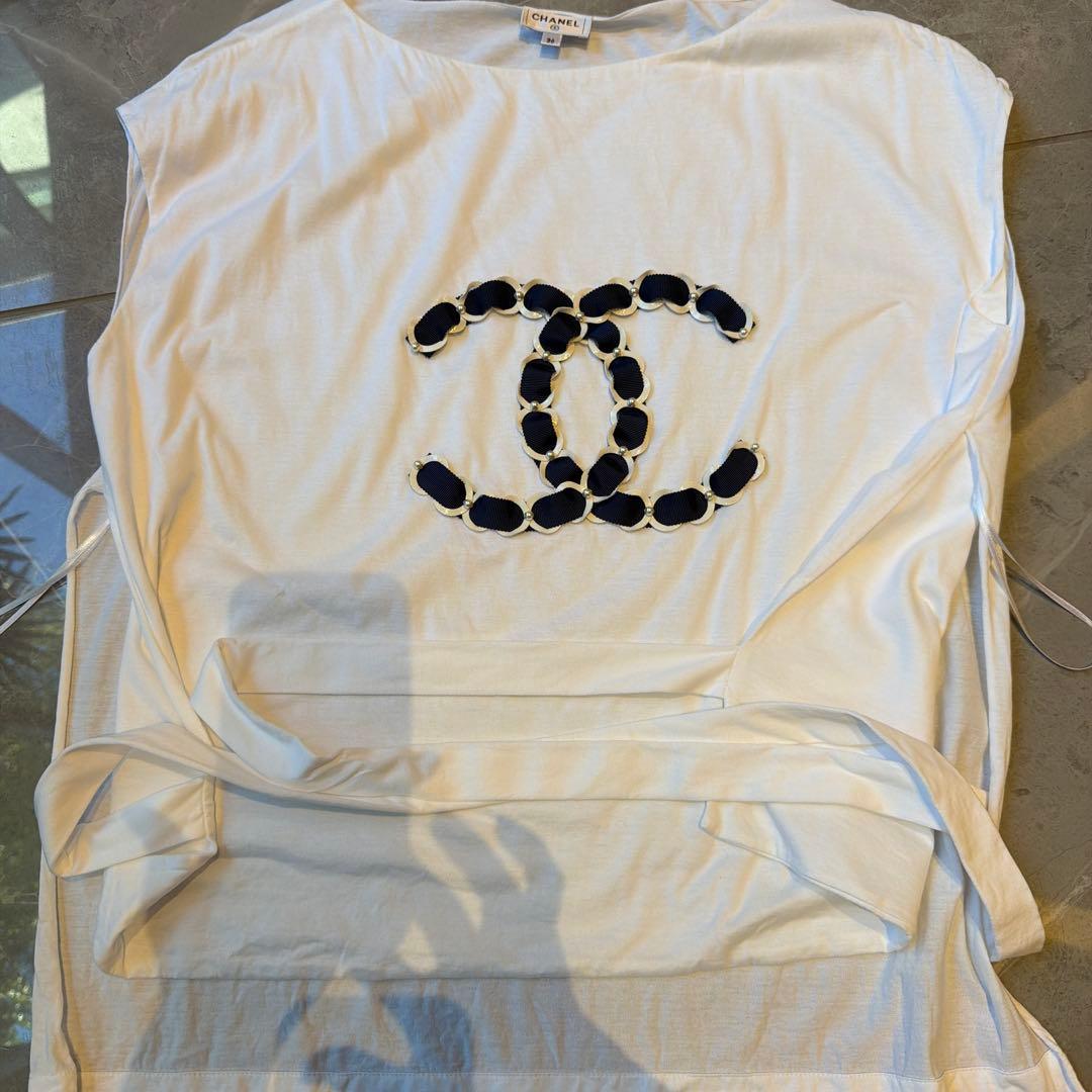 CHANEL ホワイト Tシャツ サイズ36