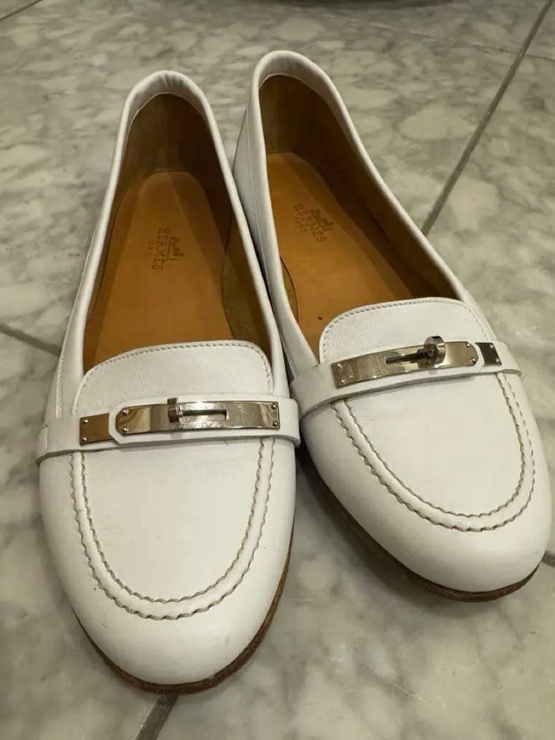 HERMES ケリー　モカシン　ローファー