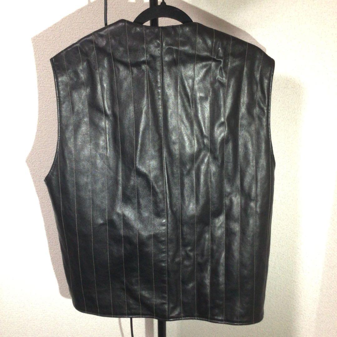 か*ー様 羊革　ジレ　ベスト　エルメス　HERMES