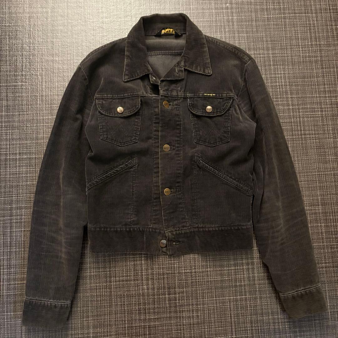 70s ブラックコーズ　ラングラー　コーデュロイジャケット
