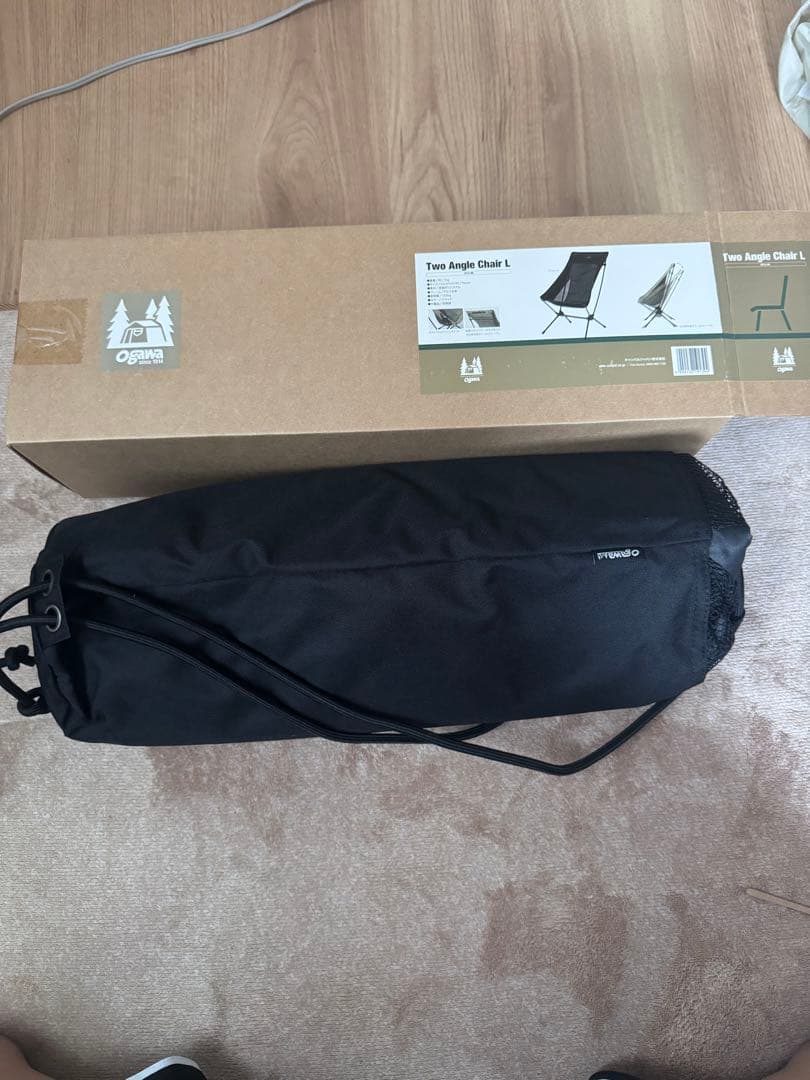 Ogawa Two Angle Chair L 黒 アウトドアチェア