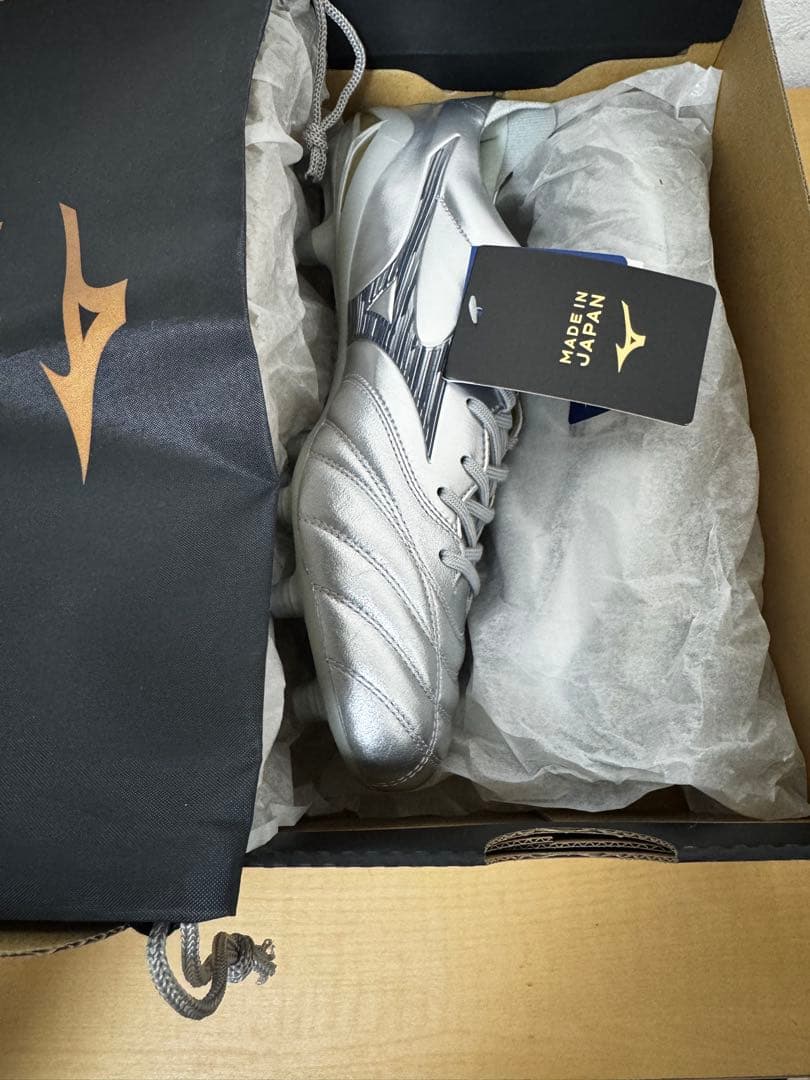 Mizuno Morelia II サッカーシューズ シルバー