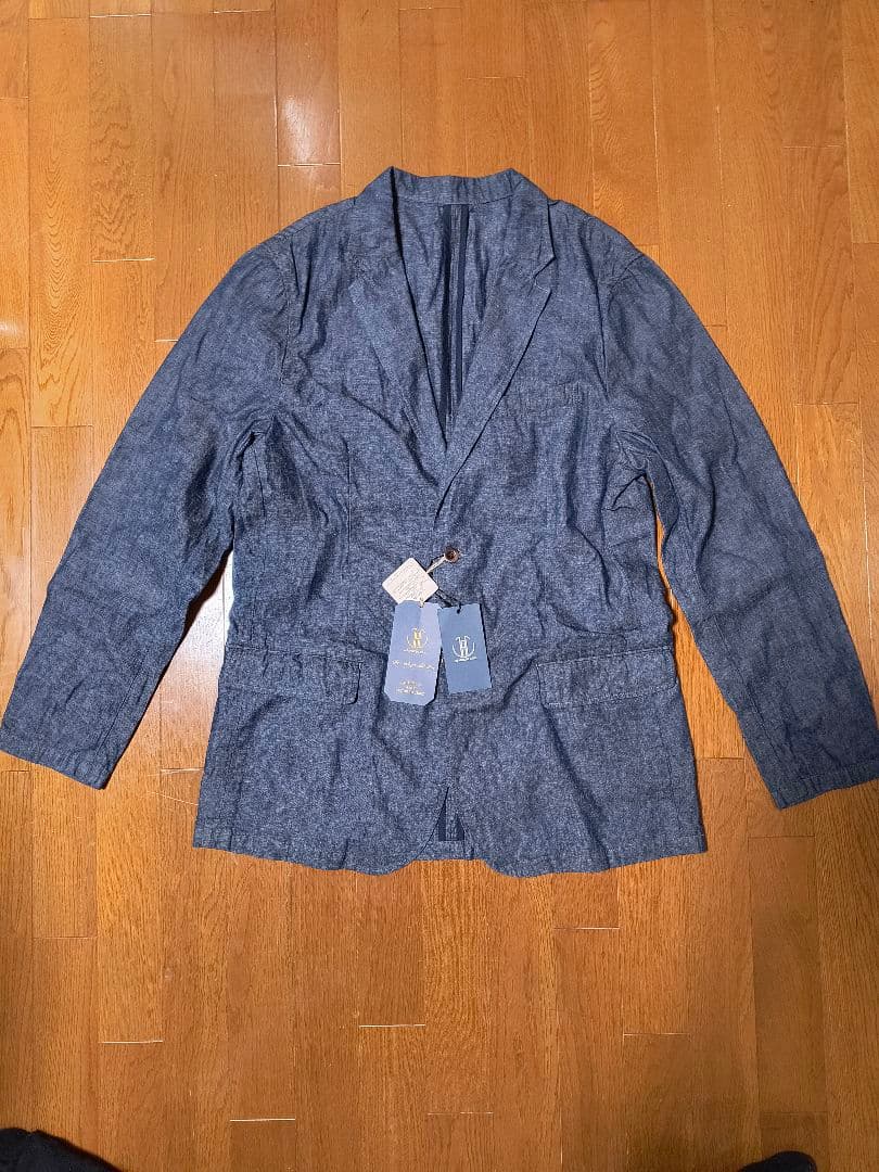 JAPAN BLUE JEANS ノーカラージャケット 44 ID　新品未使用