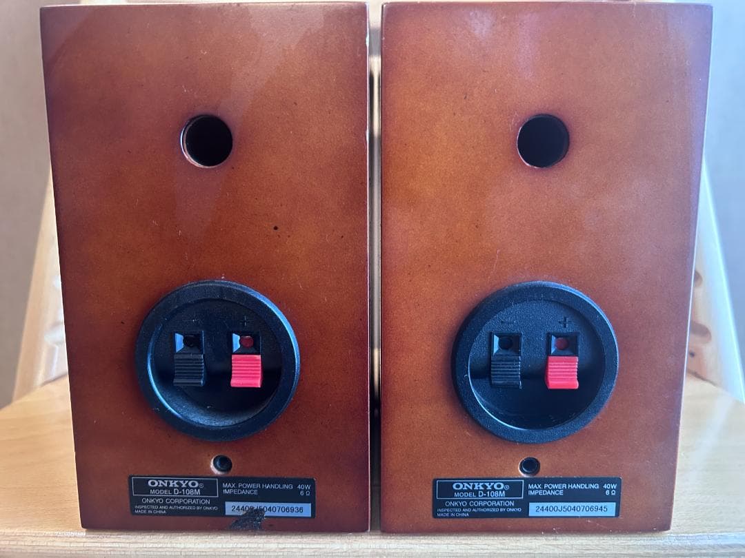 ONKYOD-412EX スピーカー、D-108M スピーカー、インシュレーター