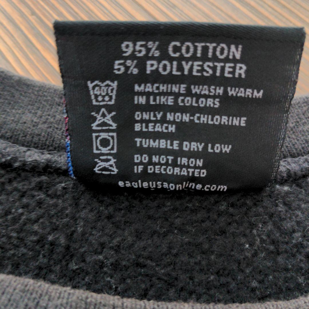 90's EAGLE USA リバースウィーブ型 スウェット ブラック USA製