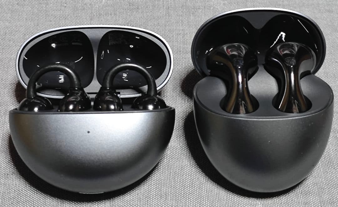 HUAWEI FreeClipとHUAWEI FreeBuds 6のイヤホン