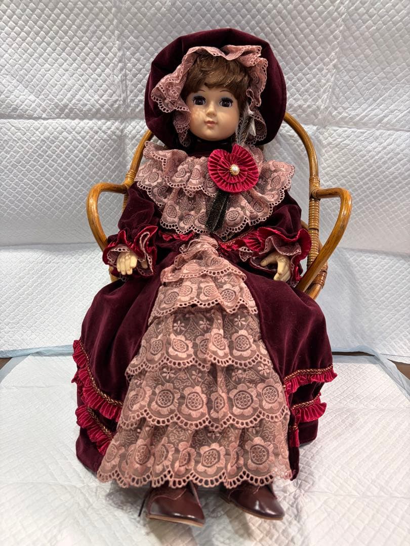 オオイケ社製 スリープアイ人形 ドールチェア2点セット