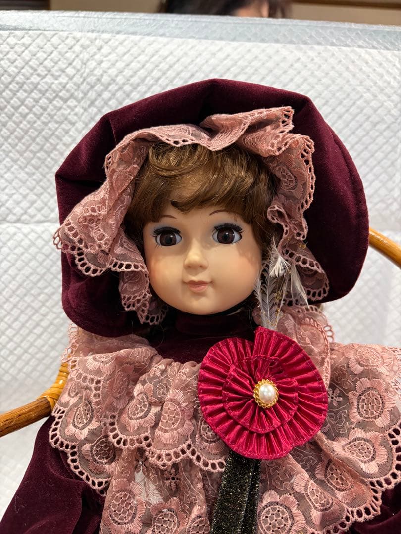 オオイケ社製 スリープアイ人形 ドールチェア2点セット