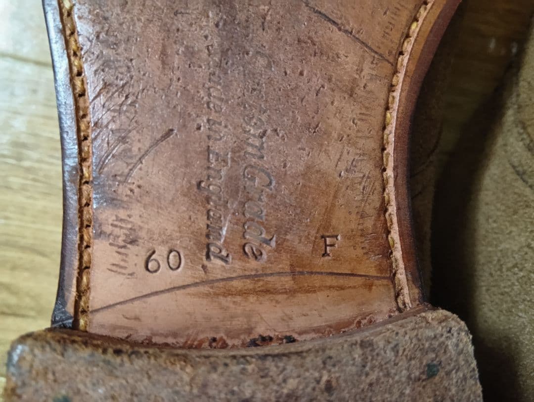 L*S様 旧Church'sチャーチ BECKET 6F スウェードモンクストラ