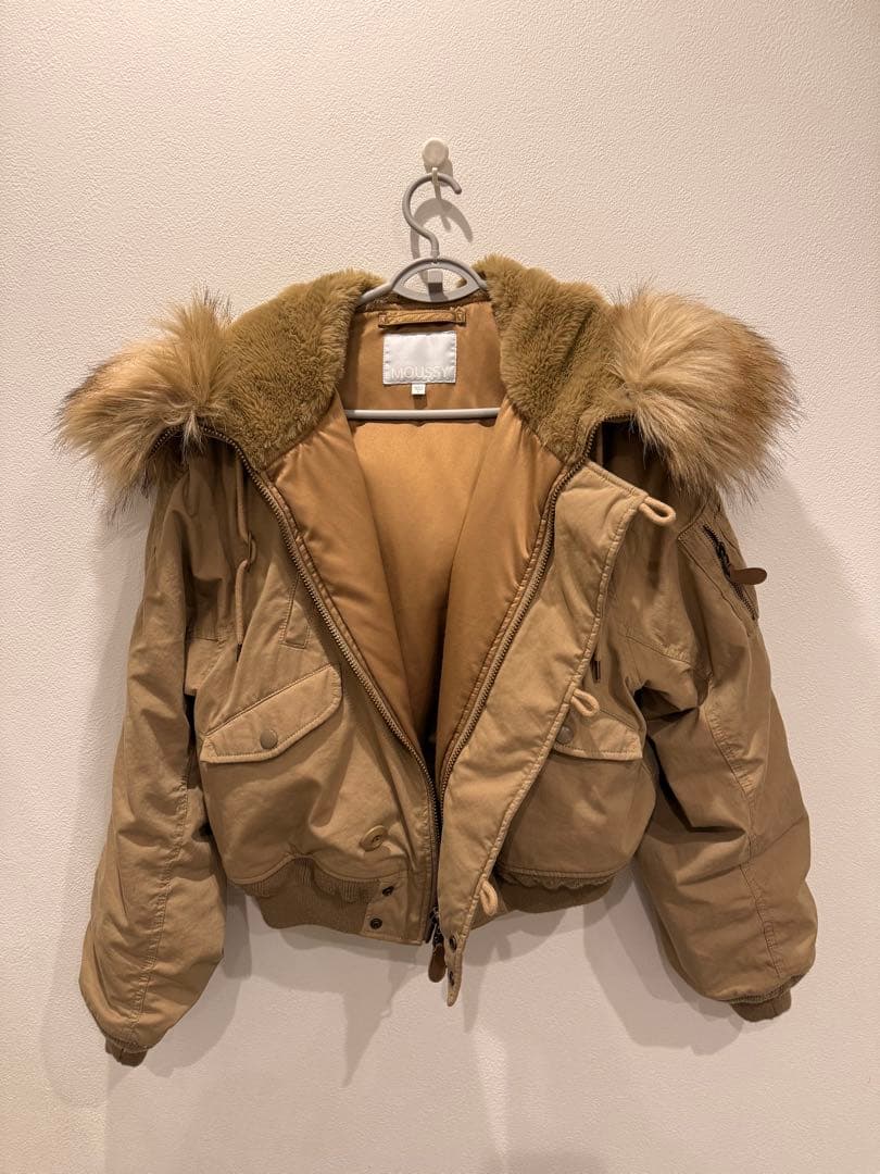 25AW MOUSSY SHORT N2B ベージュ