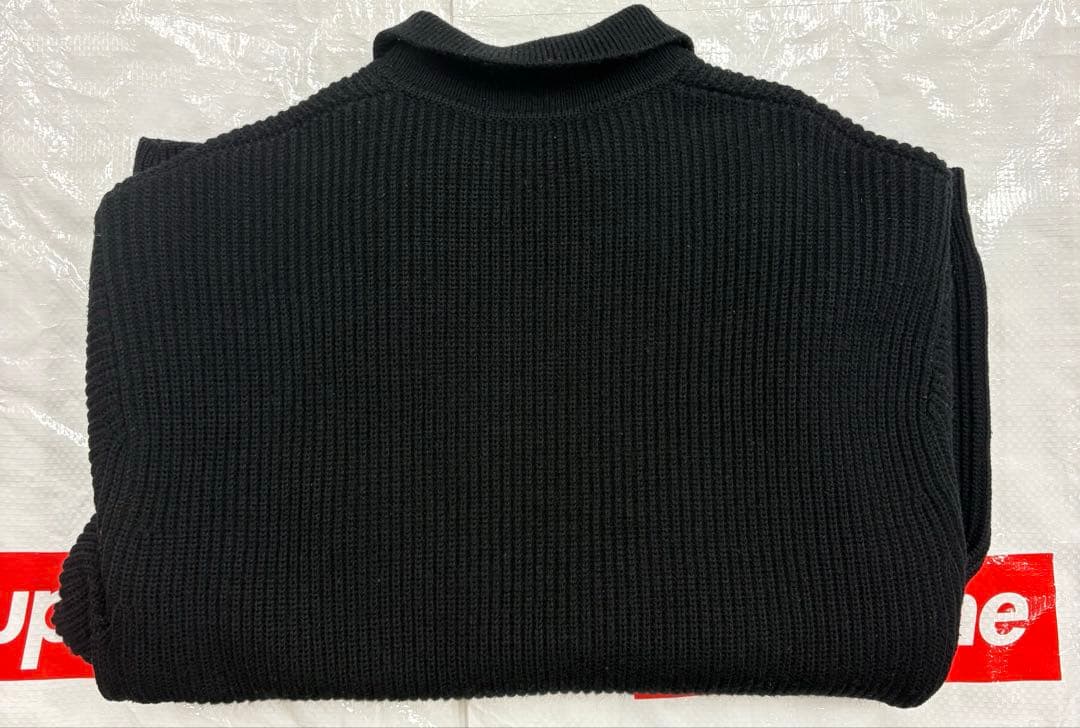 トップス Supreme Small Box Polo Sweater Black M