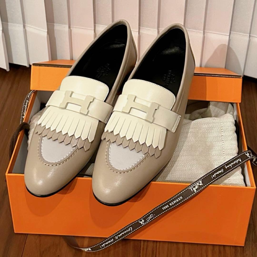 週末限定値下げ【新品未使用】エルメス　モカシンロワイヤル 38 HERMES