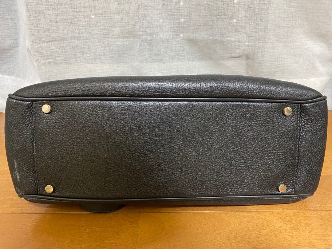 スマイソンSmythson Burlington バッグ 黒　レザー