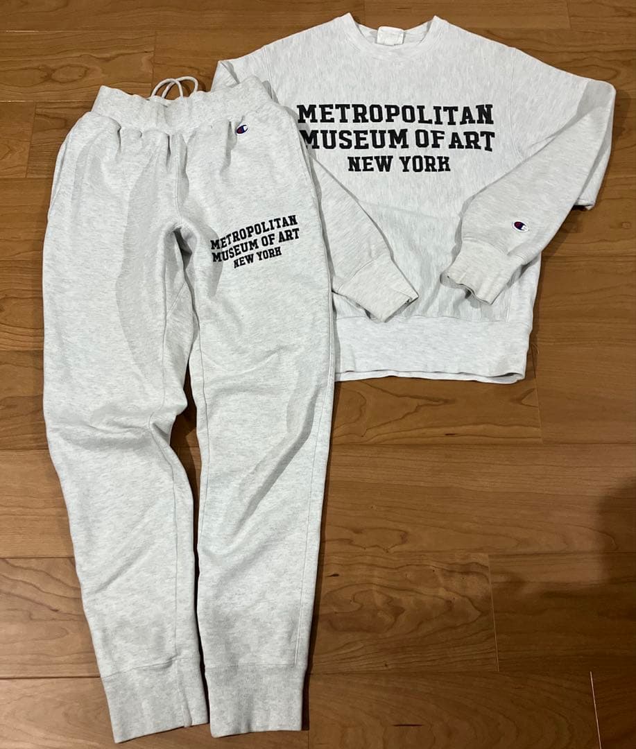 Champion Reverse Weave THE MET スウェットセットS