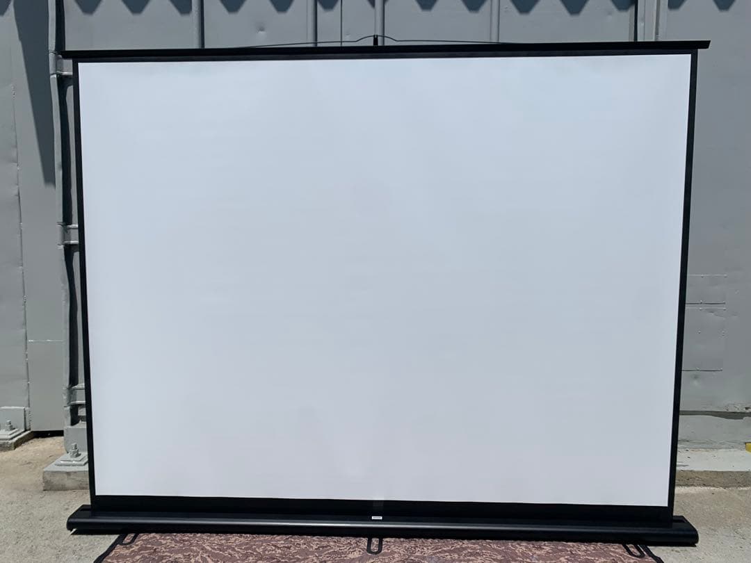 サンワサプライ　100型　PRS-Y100K プロジェクタースクリーン　床置き