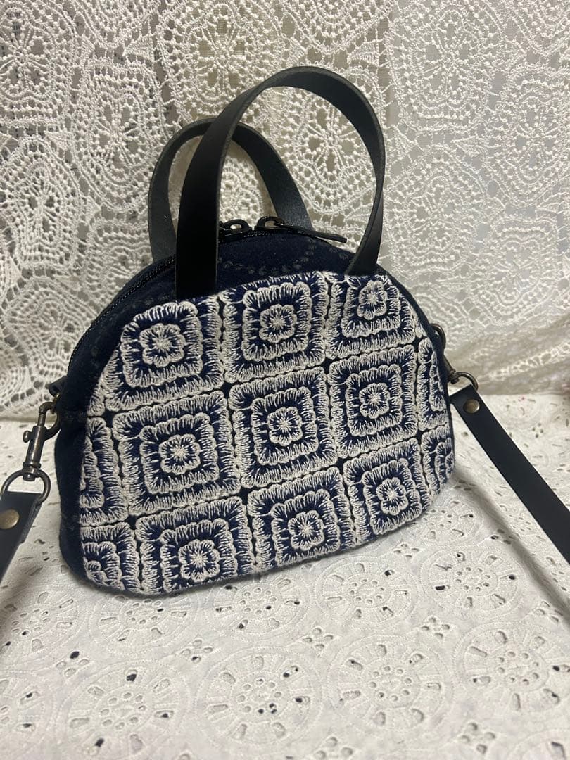 専用60123B ミナペルホネンハンドメイド ミニミニポシェット　紐なし