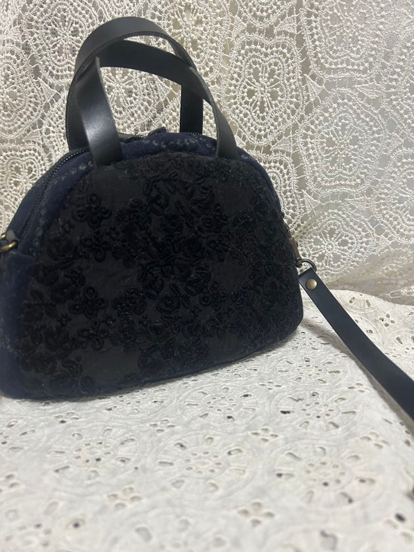 専用60123B ミナペルホネンハンドメイド ミニミニポシェット　紐なし