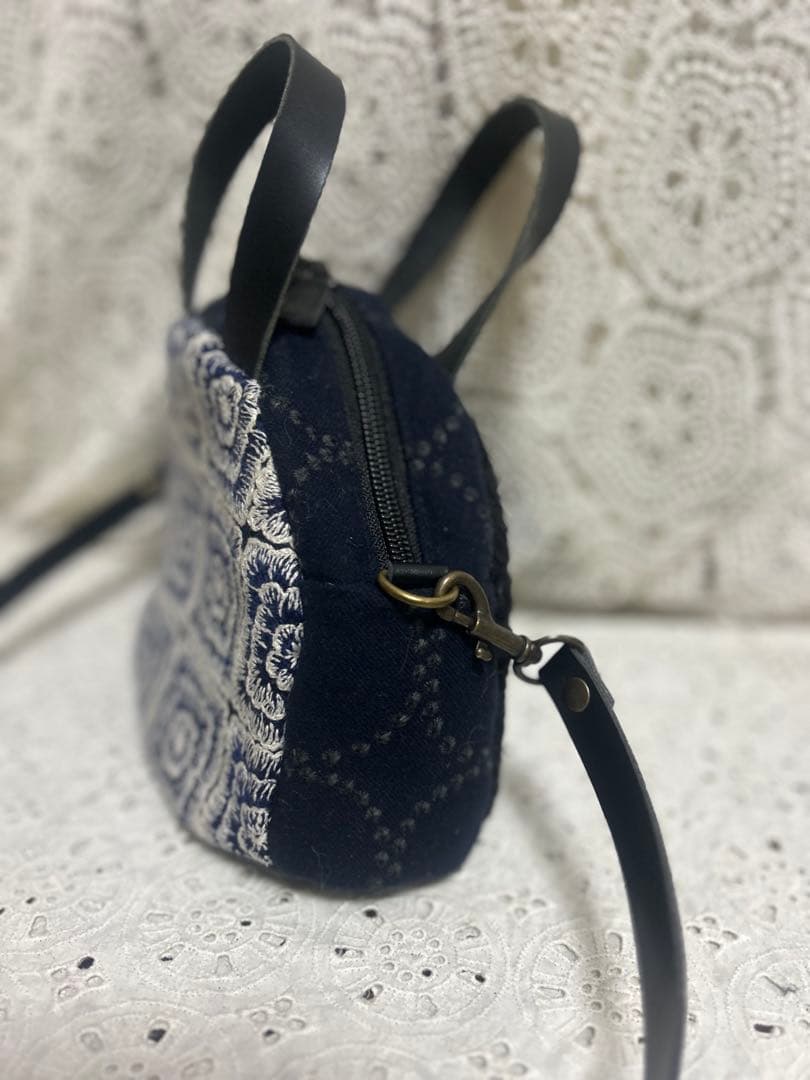 専用60123B ミナペルホネンハンドメイド ミニミニポシェット　紐なし