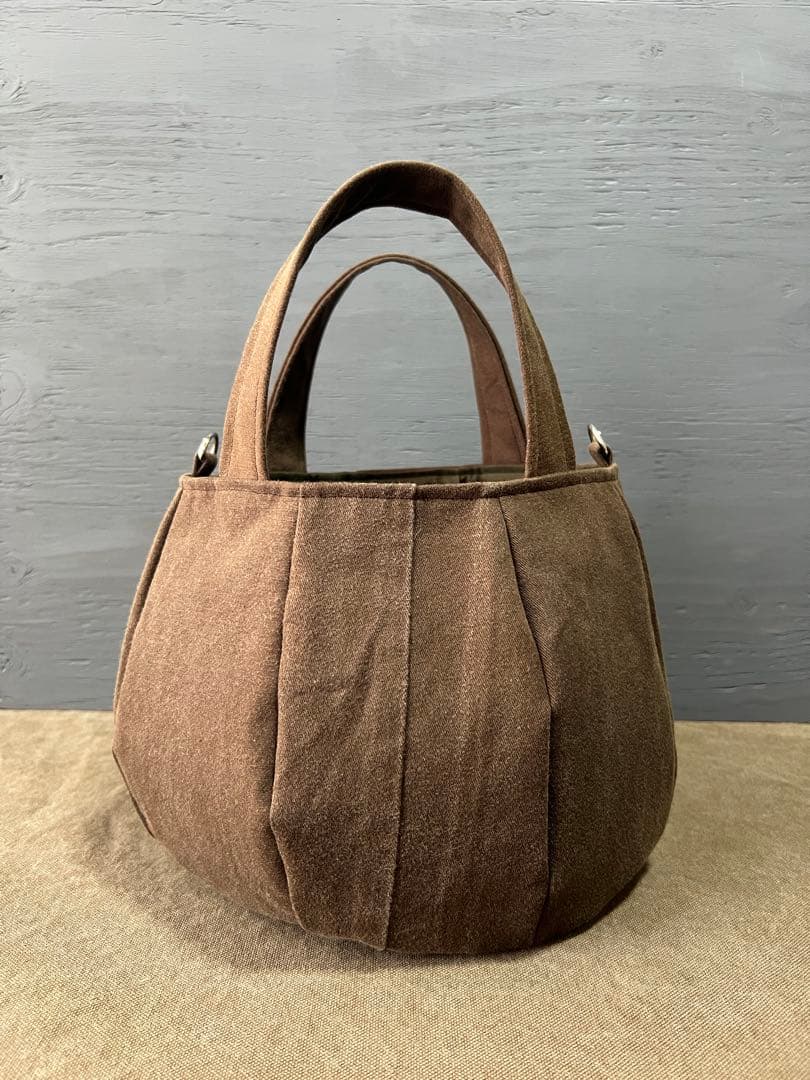 にさおりページ バルーンバッグ ころりんバッグ 旅行バッグ ハンドメイド