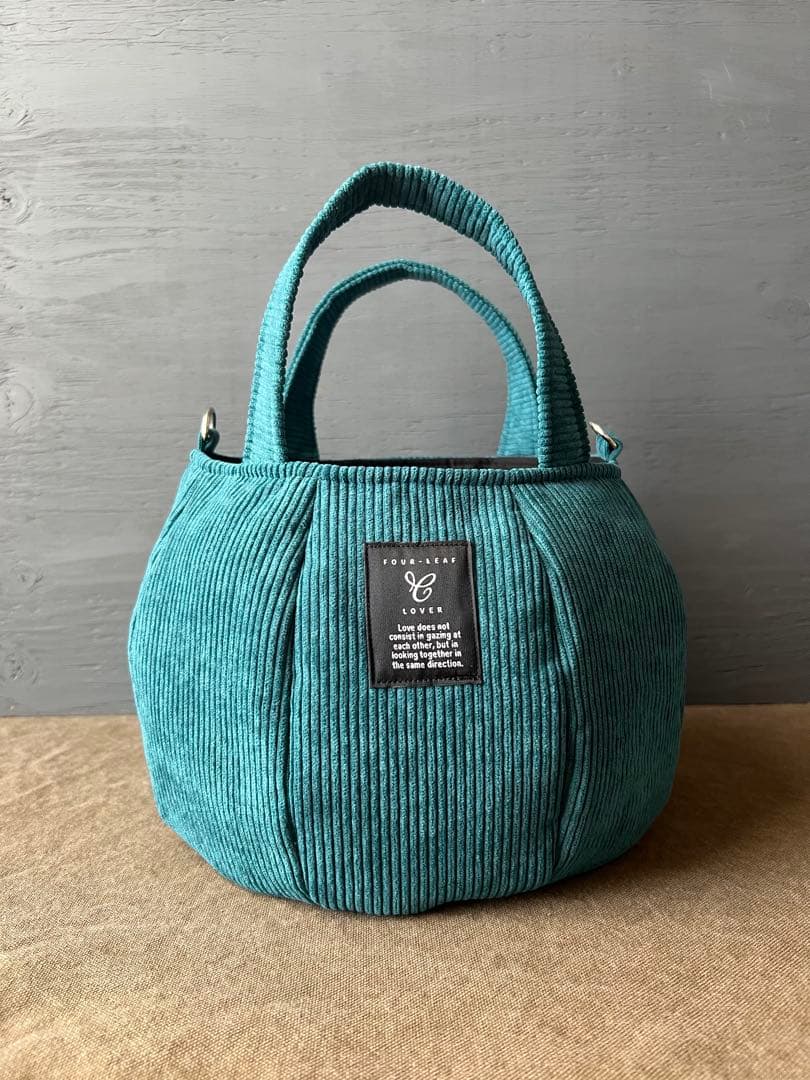 にさおりページ バルーンバッグ ころりんバッグ 旅行バッグ ハンドメイド