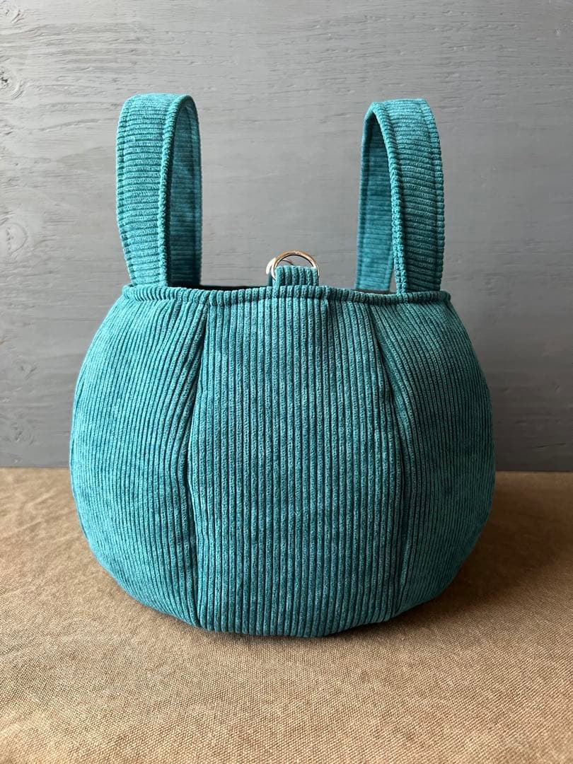 にさおりページ バルーンバッグ ころりんバッグ 旅行バッグ ハンドメイド