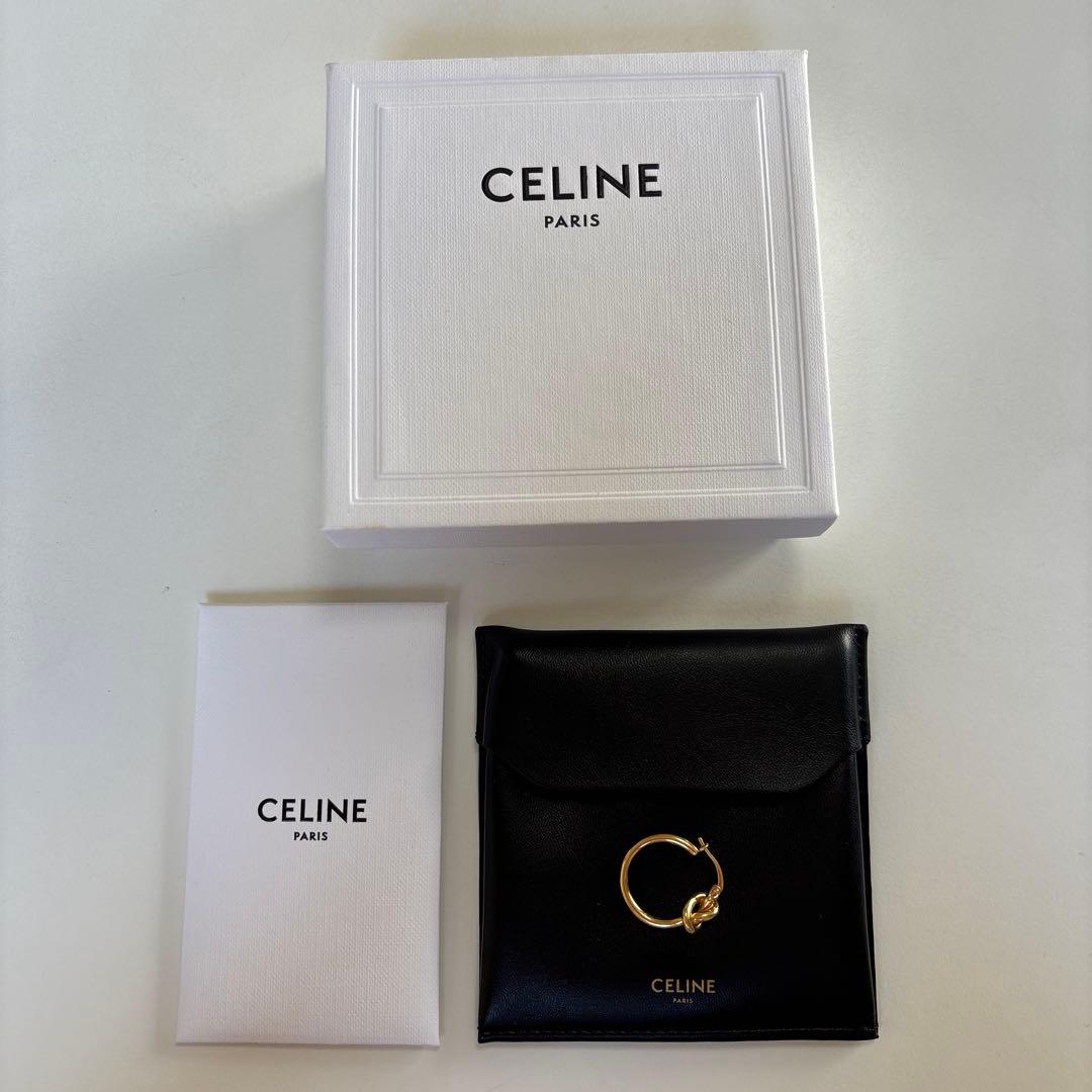 CELINE ノット　ピアス　片耳