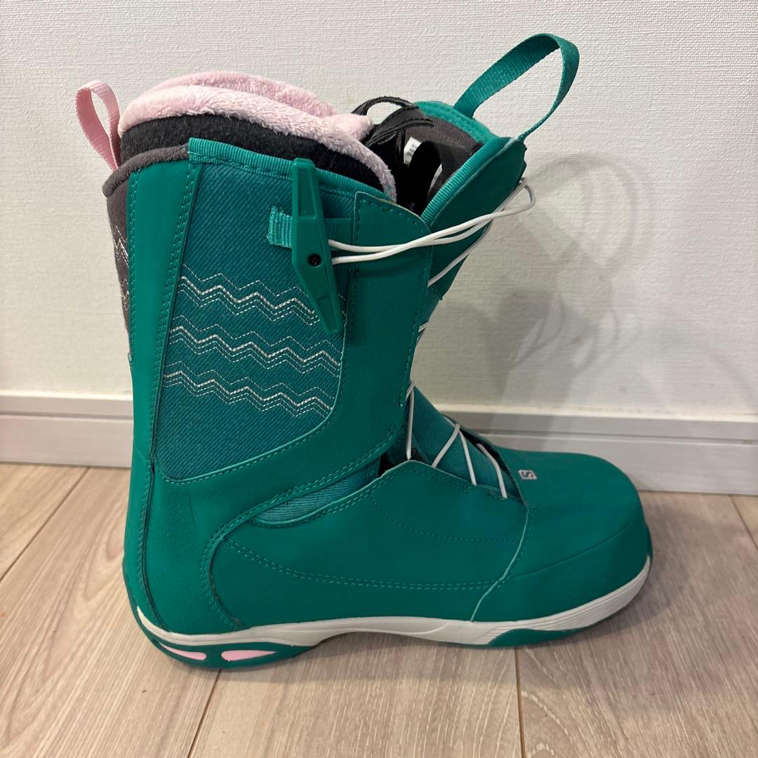 SALOMON IVY 女性用 スノーボードブーツ ターコイズ 24.0cm