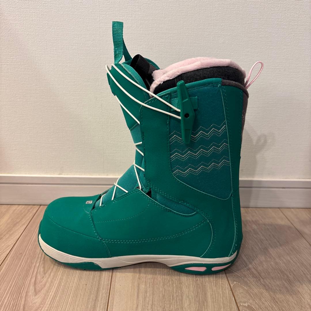 SALOMON IVY 女性用 スノーボードブーツ ターコイズ 24.0cm