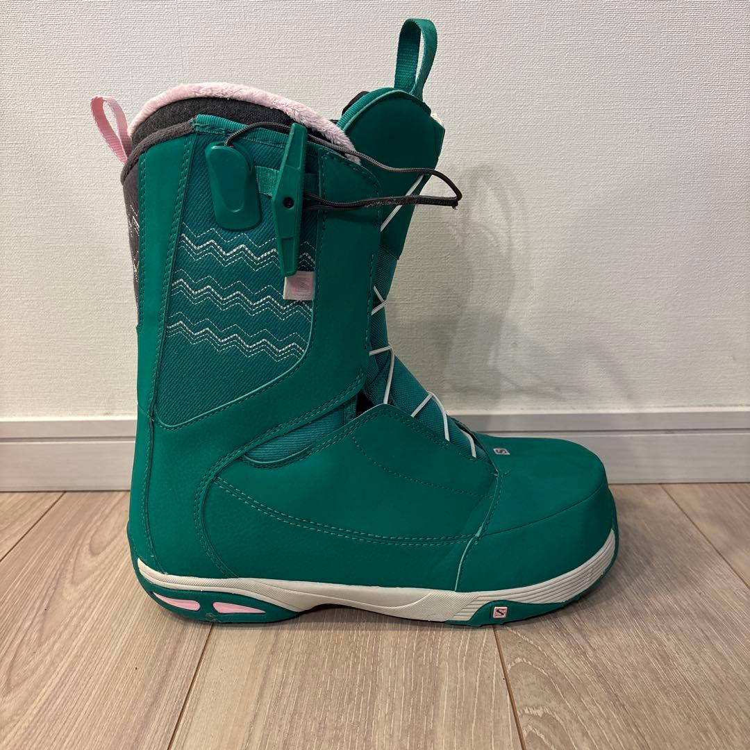 SALOMON IVY 女性用 スノーボードブーツ ターコイズ 24.0cm
