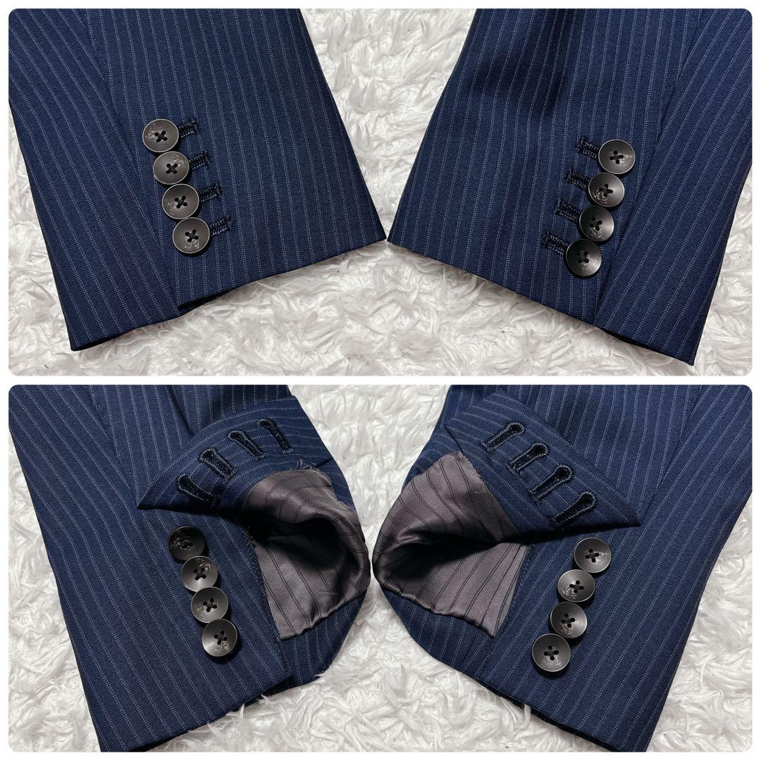 美品✨スーツセレクト REDA ICESENSE セットアップスーツ A5 紺