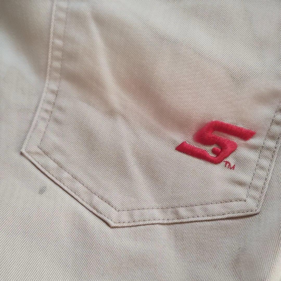 Snap-on ベージュ オーバーオールつなぎ　⑥