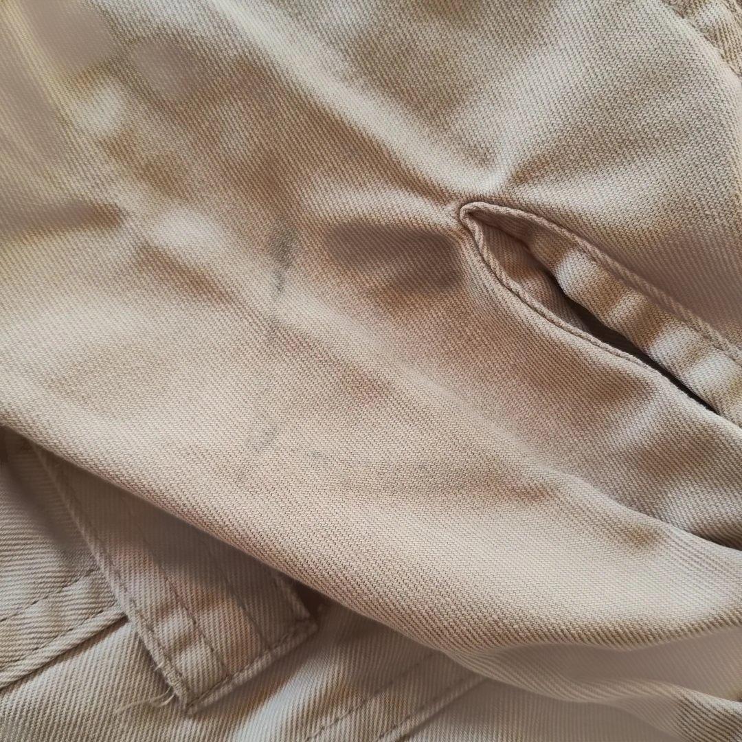 Snap-on ベージュ オーバーオールつなぎ　⑥