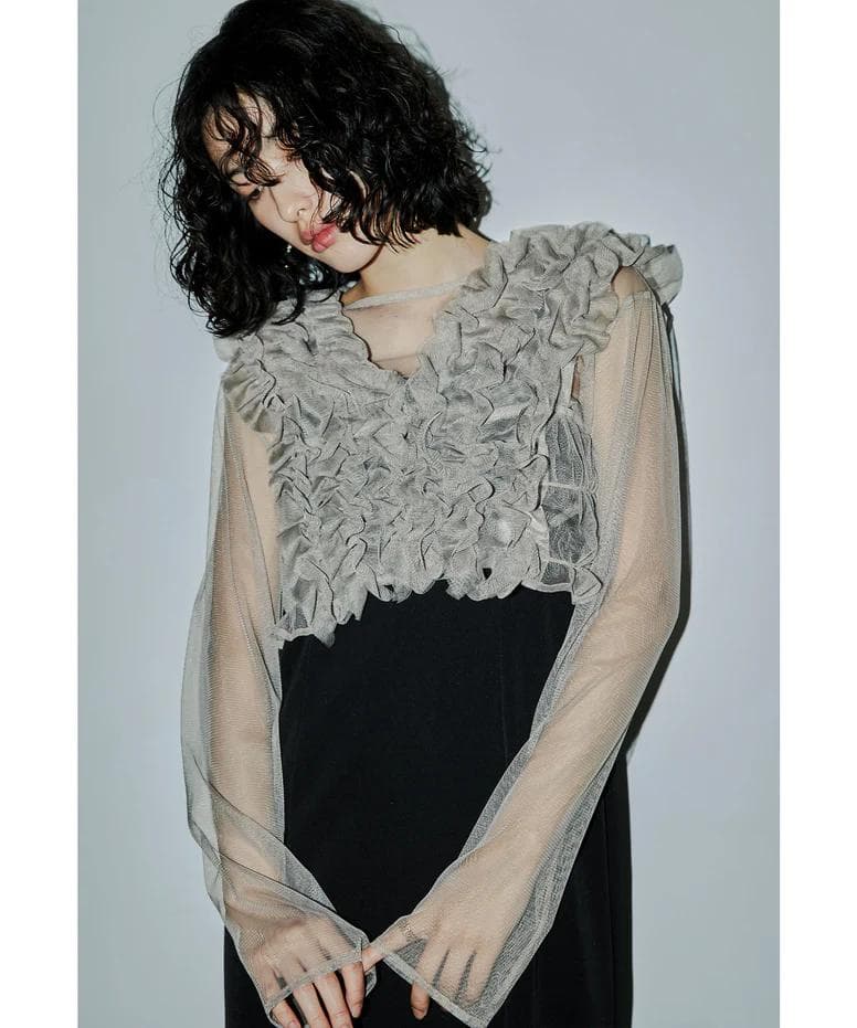 美品 niana ニアナ Many wayフリルドレス S 結婚式 オケージョン