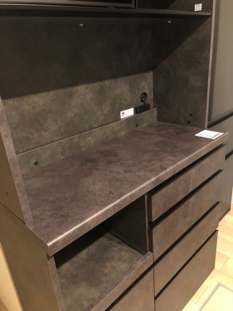 パモウナ【Pamouna】ECシリーズ 幅100食器棚★使用期間1カ月★超美品★