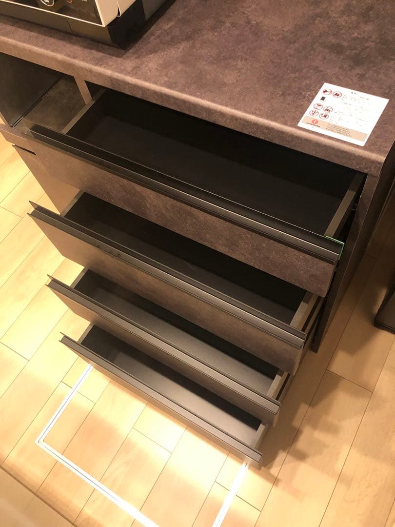 パモウナ【Pamouna】ECシリーズ 幅100食器棚★使用期間1カ月★超美品★